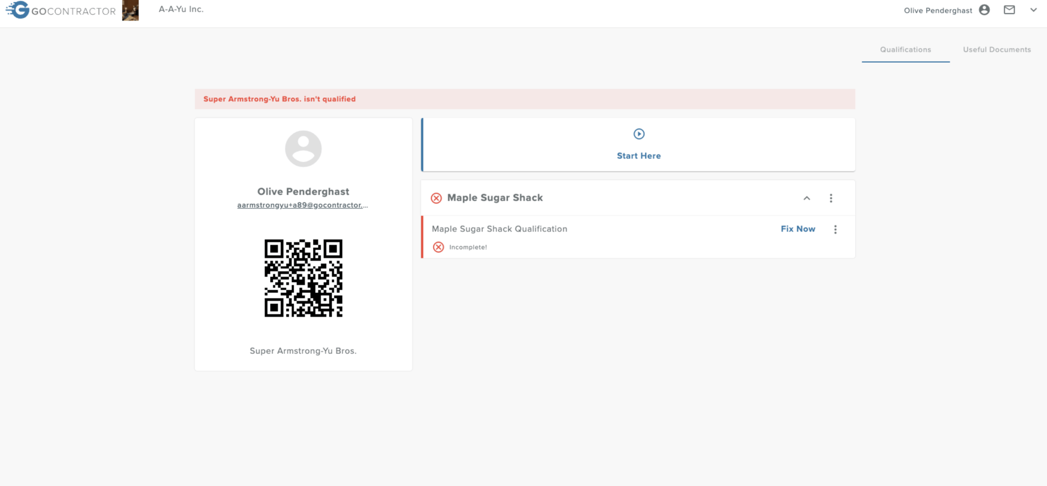 Accepting a Worker Invitation to Register with GoContractor by Email